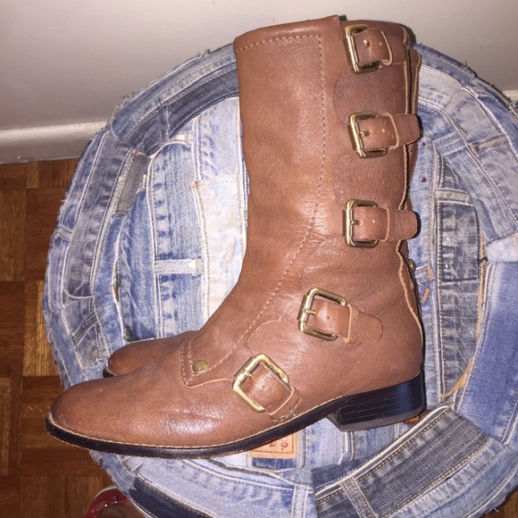 Cynthia Vincent   Twelfth St. Brown boots 6 - Picture 3 of 7